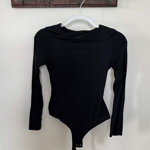Black Long Sleeve Bodysuit